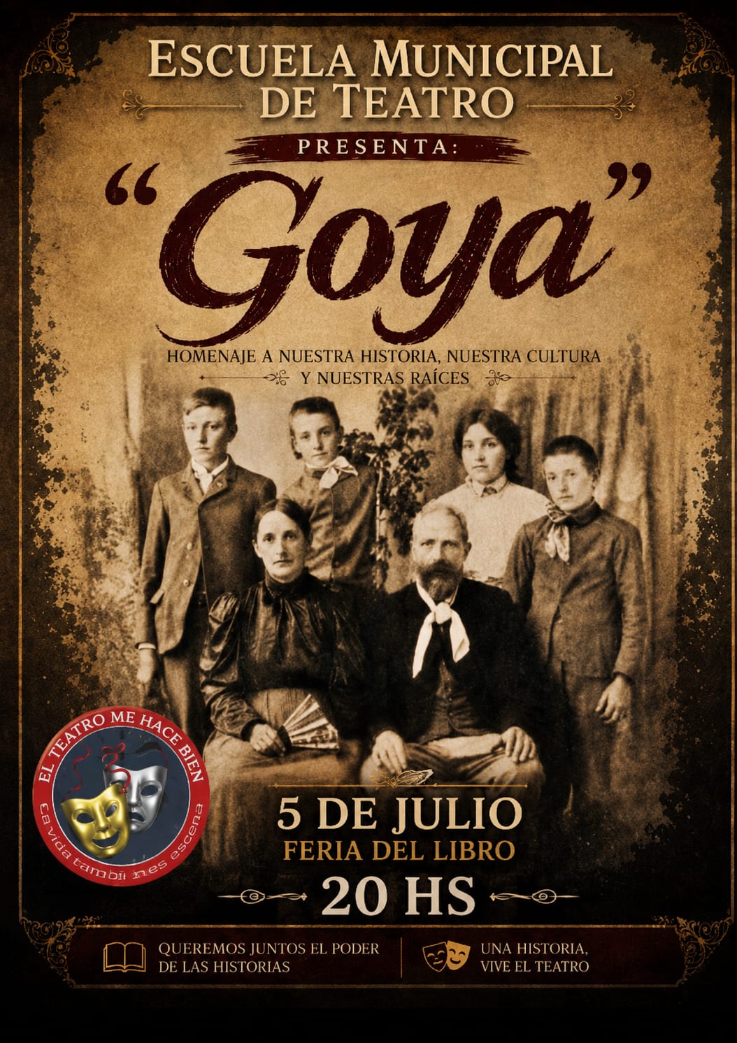 LA OBRA TEATRAL GOYA EN LA APERTURA DE LA 8ª FERIA DEL LIBRO